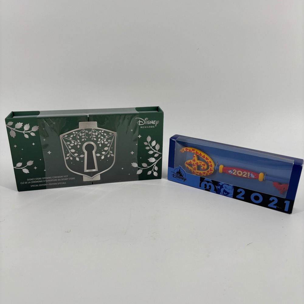 Disney Store Opening Ceremony Key Set Unisex OS Multi Color Special Edition 2021